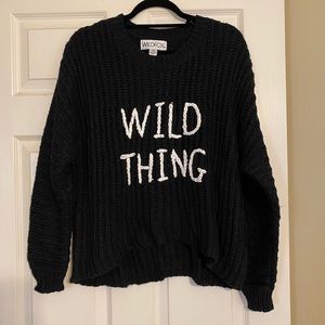 NWT Wildfox Wild Thing knit sweater xs